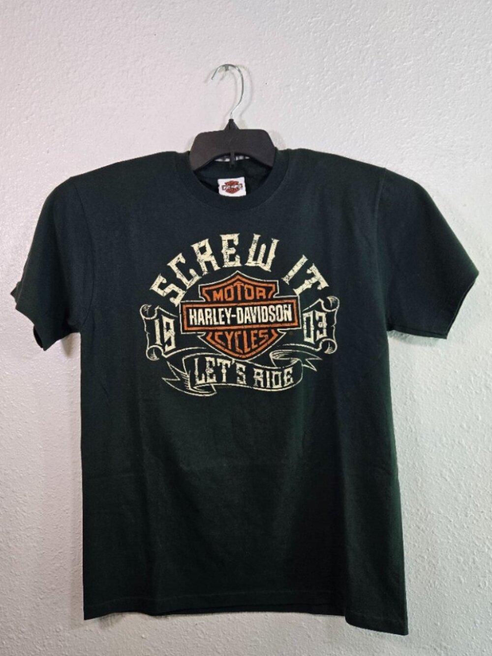 Vintage Harley-Davidson "Screw It Let's Ride" 1903 Doha Qatar Tee